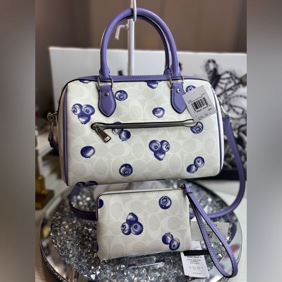 Coach 2024 Teri Rowan Satchel w/matching wristlet NWT - Picture 6 of 17